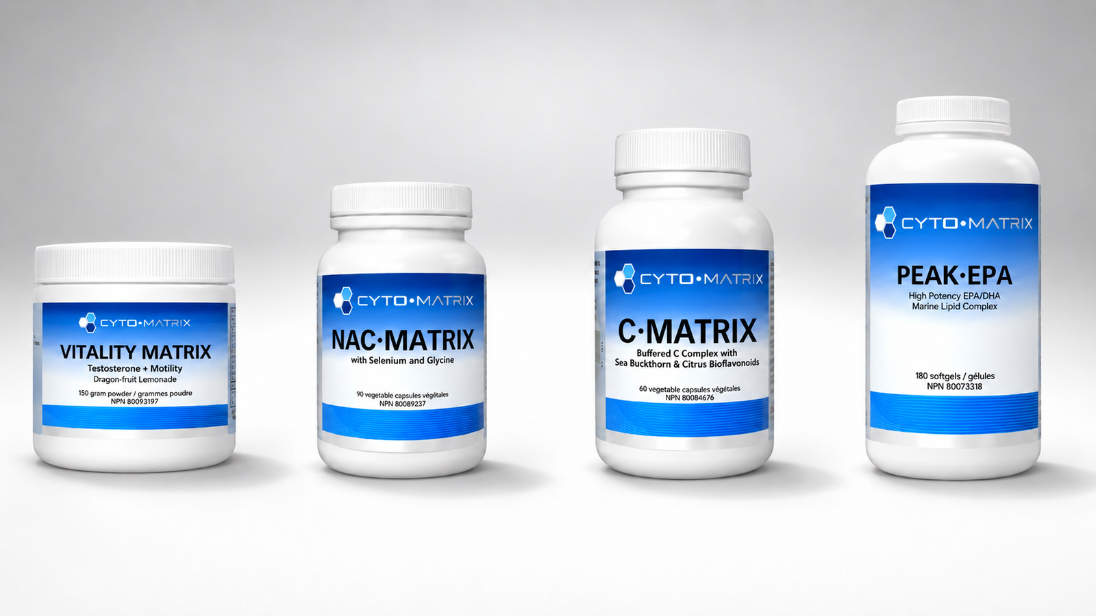 The Acubalance Male Fertility Supplement Protocol: Vitality Matrix, NAC·Matrix, C·Matrix and Peak EPA by Cyto-Matrix